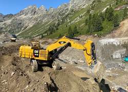 Praxe: Výstavba skladovací elektrárny ve Stubaiských Alpách se společností Trimble Earthworks